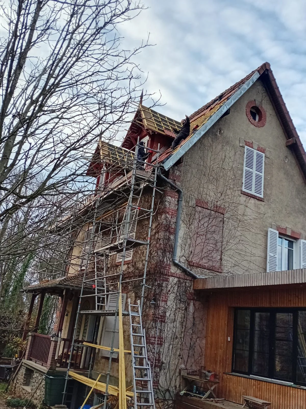 Rénovation toiture tuiles Yvelines 78